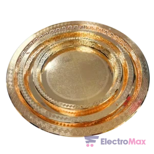 Plateaux SAHARA 6604-AXL/3FG/MH-97/A dorés - Produit Electromax Maroc