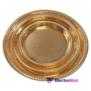 Plateaux SAHARA 6604-DXL/3FG/MH-72/B dorés - Produit Electromax Maroc