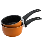 Flora S2 – Lot de 2 Casseroles 14 & 16 cm Anti-Adhérentes