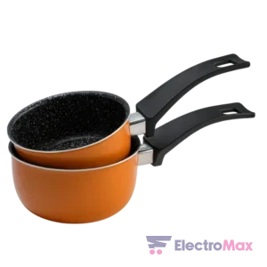 Flora S2 – Lot de 2 Casseroles 14 & 16 cm Anti-Adhérentes