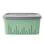 PANIER MULTIFONCTION DE 13L AVEC COUVERCLE VERT 161382-153
