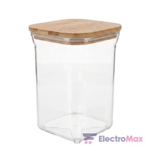 BOITE DE RANGEMENT 700ML AVEC COUVERCLE EN BOIS 161301-000
