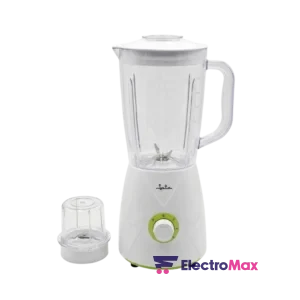 JATA Blender 600W Bol en Plastique 1,5L avec Moulin
