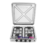 KOLN JK-E4P-S RECHAUD GAZ POSABLE INOX 4 FOYERS - Produit Electromax Maroc