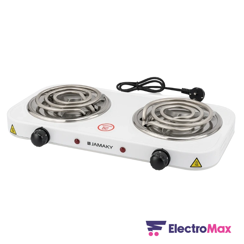 Jamaky JMK7012 Réchaud double 1500W Electromax Maroc Jamaky JMK7012 Réchaud double 1500W – Image 2