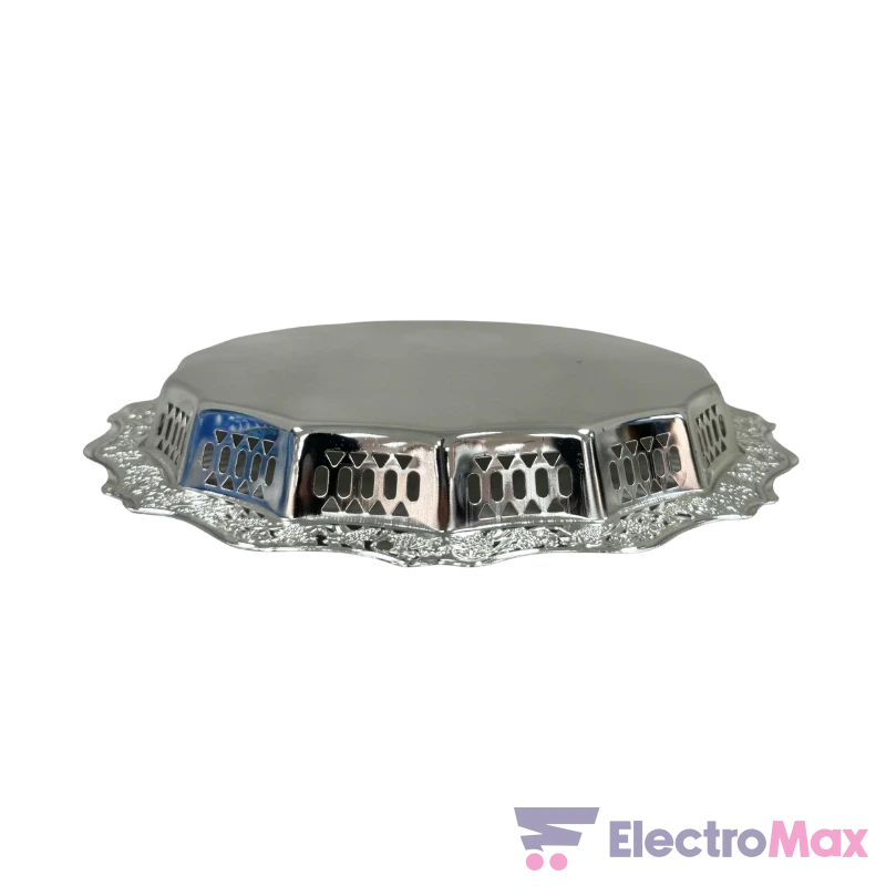 Plateaux 6601B argentés 3 pièces Electromax Maroc Plateaux 6601B argentés 3 pièces – Image 2