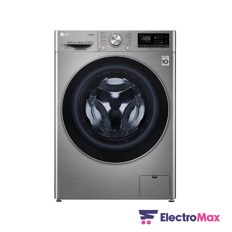 LG F4V5RYP2T Lave-Linge Inox 10,5 kg Electromax Maroc LG F4V5RYP2T Lave-Linge Inox 10,5 kg – Image 3