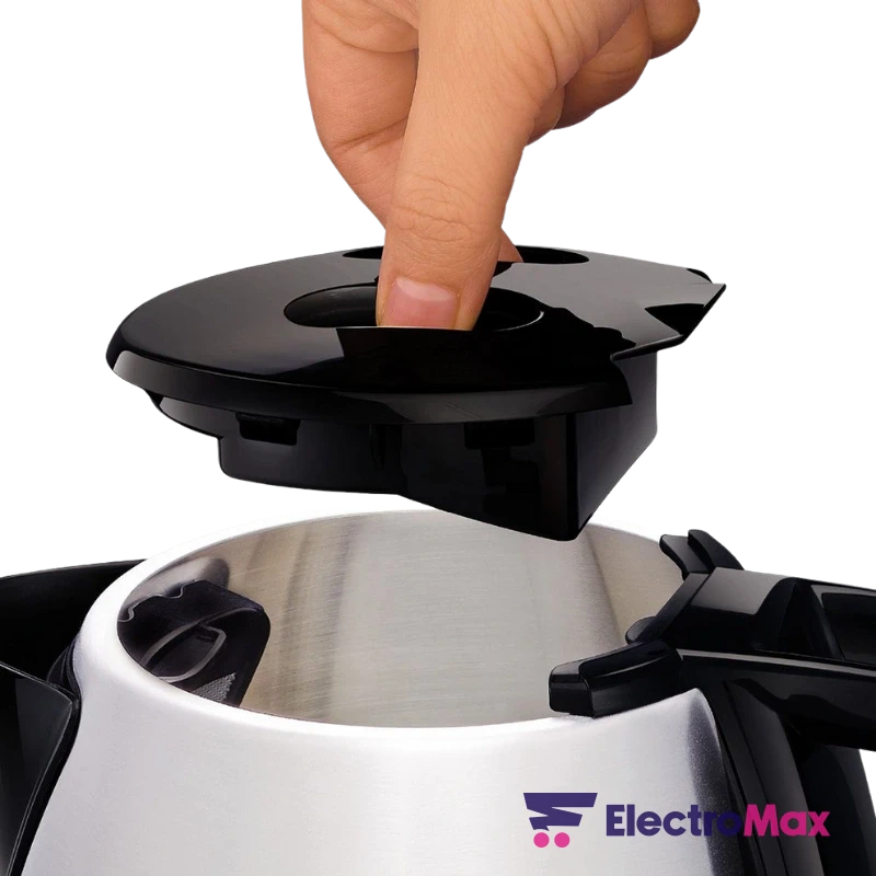 TEFAL Safe'Tea KI150D10 Bouilloire Inox 1,7L – 2400W Electromax Maroc TEFAL Safe'Tea KI150D10 Bouilloire Inox 1,7L – 2400W – Image 3