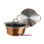 Ibili 495420 Marmite en Cuivre 20 cm avec Couvercle