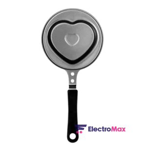 Ibili 450400 Poêle à Frire Cœur Mini Moka 12 cm
