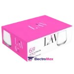 YR – LAL304 Lot de 6 Verrines Transparentes - Produit Electromax Maroc