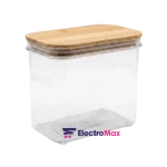 BOITE DE RANGEMENT 600ML AVEC COUVERCLE EN BOIS 161311-000