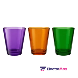 HEREVIN 131565-001 Verre 280ML Orange Vert Violet